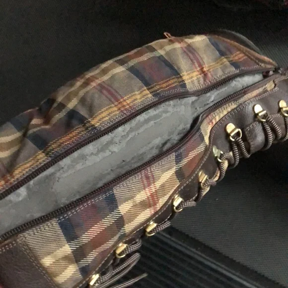 PAJAR (EUR 39) leather plaid boots - Picture 9 of 15